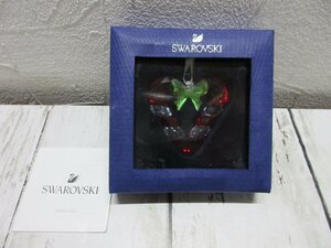 a4 　スワロフスキー　SWAROVSKI　クリスタル　ハート　オーナメント　 箱付き　クリスマス 【星見】