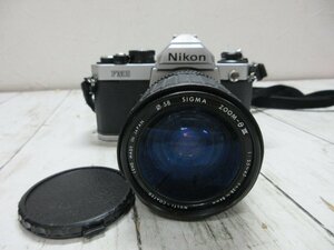 Nikon 一眼レフ フィルムカメラ ボディ FM2　SIGMA　ZOOM　28-84ｍｍ 【星見】
