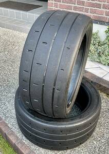 ◆DUNLOP DIREZZA 94R W01 255-40-18 2本 6～7分山(走行面キレイ。ラップ包装室内保管) 中古 Wコンパウンド ランエボ/WRXに最適