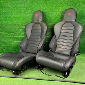 [ прекрасный товар ] Alpha Romeo 4C оригинальный обычный сиденье левый правый водительское сиденье пассажирское сиденье чёрная кожа красная отстрочка 