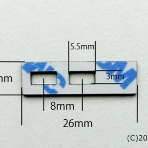 トヨタ純正ナビ用 フィルムアンテナ両面テープ 6枚 端子両面テープ (0) DSZT-YC4T NSZT-ZA4T NSZA-X64T NSZN-W64T NSZT-W64 NSZT-YA4Tの画像3