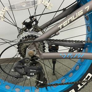 FAT BIKE ファットバイク EIZER TENUS7 Wディスクブレーキ 自転車 Simano 7段変速 26インチの画像7