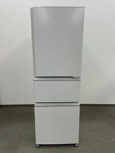三菱 冷凍冷蔵庫 冷蔵庫 ノンフロン冷凍冷蔵庫 MR-CX27G-W 2022年製 3ドア冷蔵庫 自動製氷 右開きタイプ 272L