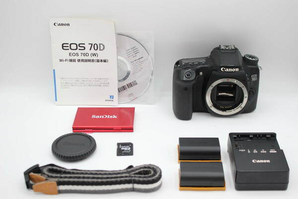 送料無料◆Canon キヤノン EOS 70D ボディ◆0320