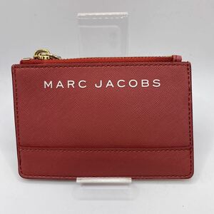 □9136 MARC JACOBS マークジェイコブス キーリング付き カード入れ コインケース 財布 ピンク レディース　小銭入れ