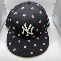 △【T-15】NEW ERA ニューエラ MLB NEW YORK YANKEES ヤンキース 59FIFTY ORIGINAL FIT　キャップ 帽子_画像1