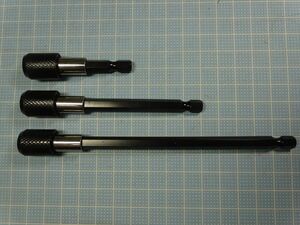 * 6.35mm hexagon axis extension extension rod 3 pcs set [ postage 185 jpy ]004