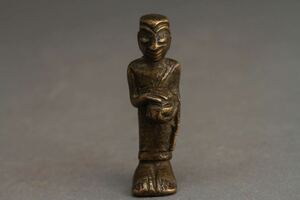 【古】1191 銅製 豆仏　仏教美術 仏像 置物 