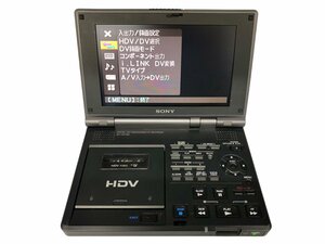 △ SONY (ソニー) デジタルHDビデオカセットレコーダー ポータブルプレーヤー GV-HD700 リユース HDV 09年製