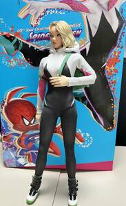 カスタム品 12 インチ 1/6 アクション フィギュア スパイダー グウェン 風 女性 素体 スパイダーマン スパイダーバース Spider Gwen