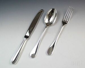  Chris to full pearl table spoon & Fork & knife 3 point set cutlery silver tableware silver new life support 