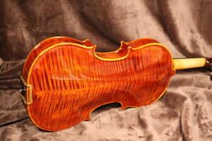 工房製　バイオリン　アンティークフィニッシュ　カーボン弓　付属　セット
