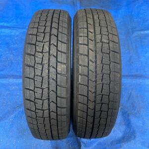 [24T00286S] 155/65R14 ダンロップ WINTER MAXX WM02 2023年製 スタッドレスタイヤ 2本