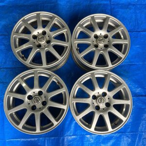 [24W00291K] 日産 純正 アルミホイール 15×6JJ+40 15インチ 4本セット キューブ/シルフィ/ティーダ等