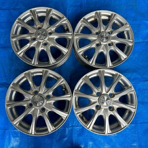 [24W00388K] Weds JOKER After-market アルミWheels 13×4B+45 13 Inch PCD100/4H 4本set