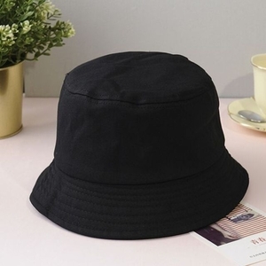 バケットハット UVカット 紫外線対策 遮光 折りたたみ 帽子 ブラック
