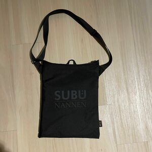 SUBU NANNEN ショルダーバッグ　撥水　CORDURA　スブ　コーデュラ ブラック サコッシュ