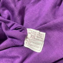  未使用タグ付き JOHN SMEDLEY made in England シーアイランドコットン ジョンスメドレー 半袖ポロシャツ 紫パープル M相当_画像8