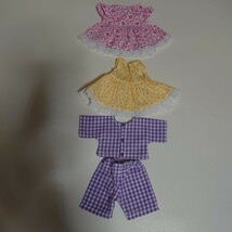 ハンドメイド メルちゃん服 ワンピース2着 パジャマ 1_画像3