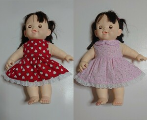 ハンドメイド ぽぽちゃん服 ワンピース2着 4