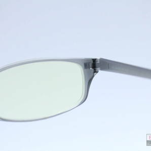 良品★F05 JINS ジンズ READING GLASSES 度数 +1.5 FRD-15A-014 グレー 53□16-150○27 アイウェア メガネ メガネフレーム 度入りの画像9