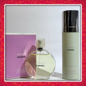 CHANELシャネル★チャンスオーフレッシュ オードゥトワレット50ml ☆チャンスオーフレッシュ モイスチャーミスト100ml★2点セット