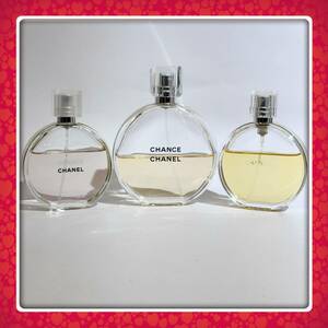 CHANELシャネル★チャンス オードゥトワレット100ml 50ml★チャンスオータンドゥル オードゥトワレット50ml★3本セット★