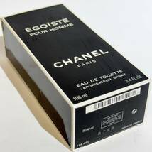 CHANELシャネル★EGOISTE POUR HOMME ★エゴイスト プールオム オードゥトワレット100ml★残量多_画像4