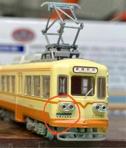 鉄道コレクション 加工品 筑豊電鉄2000形　2006号（橙）レインボー初期仕様　（黒崎駅前行）_画像1