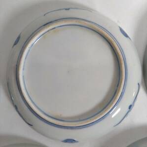 K) 小皿 5枚セット お皿 和食器 食器 陶器 取り皿 絵入り小皿 和食 直径12.3㎝ C1306の画像7