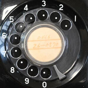 黒電話 ６００ーＡ２ ＴＭＧ－Ｋ ７２ ダイヤル式 昭和レトロの画像7