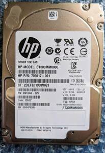 HP（Seagate)★ST300MM0006 300GB 2.5インチ SAS 10000rpm 6Gb/s★送料無料！