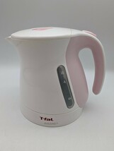 動作品 T-fal ティファール ケトル KO340178 1.2L ジャスティンプラス シュガーピンク たっぷり 空焚き防止 自動電源OFF 湯沸かし_画像3