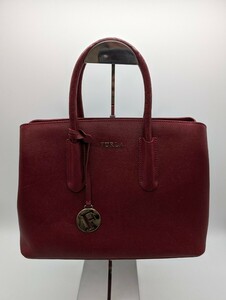 FURLA フルラ ハンドバッグ ショルダーバッグ 2way レッド 赤 RED レザー