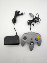 動作品 Ninntenndo 64 本体 NUS-S-HA NUS-001 NUS-002 ゲーム機 テレビゲーム ニンテンドー ニンテンドウ 任天堂 ブラック_画像8