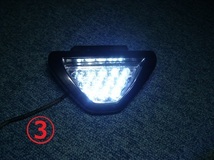 ☆Ｆ1風LED12発ブレーキバックフォグランプ エクストレイル セレナ ルークス スカイライン シルビア 180ＳＸ シルエイティ フェアレディＺ_画像9