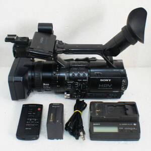 【送料無料】Sony「 HVR-Z1J 」3CCD 業務用ビデオカメラ miniDV HDV 動作確認済み