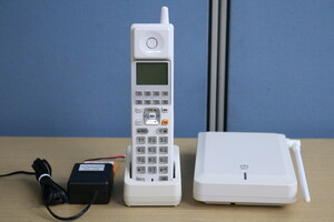 17 year made!![NTT αA1] cordless telephone machine 1 set (A1-DECL-PS-1 A1-DECL-CS-1) present condition!! tube 24.267