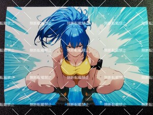 KING OF FIGHTERS　キング・オブ・ファイターズ　レオナ・ハイデルン　A　写真　イラスト　同人　ファンアート　イラストアート　2L判