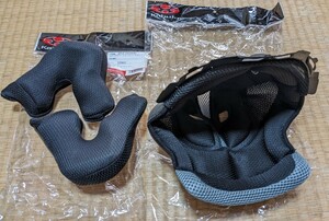 【未使用】オージーケーカブト (OGK KABUTO) AFFID アフィッド　チークパッド、インナーパッドセット (L)