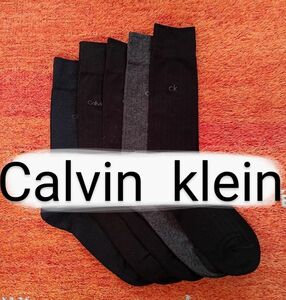 Calvin klein カルバンクラインメンズビジネスソックス5足セット