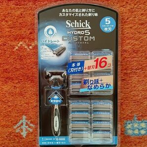 Schick シック HYDRO5 カスタム ハイドロ5 本体ホルダー1本+替刃16個 5枚刃 