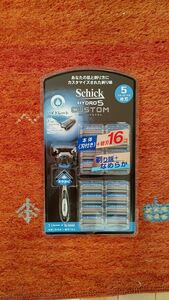 Schick シック HYDRO5 カスタム ハイドロ5 本体ホルダー1本+替刃16個 5枚刃 