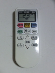  Hitachi air conditioner remote control RAR-5P1 white .. kun operation verification settled 