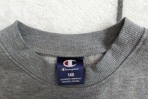 Champion チャンピオン★キッズ　トレーナー　裏起毛　140 グレー_画像4