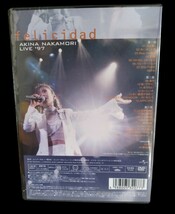 中森明菜★ feLicidad★LIVE '97★DVD★新品未開封品★送料無料★_画像2