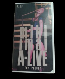 今井美樹★A-LIVE　ア・ライブ★VHS ビデオテープ★送料無料★