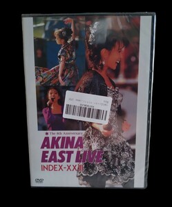 中森明菜 AKINA EAST LIVE INDEX-XXⅢ イースト ライヴ DVD★新品未開封品★送料無料★