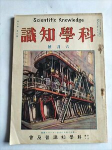 【科学知識】　昭和2年6月号　科学知識普及会　食用蛙の話ほか