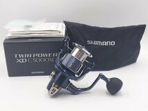 (管76416)Shimano シマノ 21 ツインパワーXD C5000XG スピニングリール シーバス LSJ ヒラスズキ_画像1